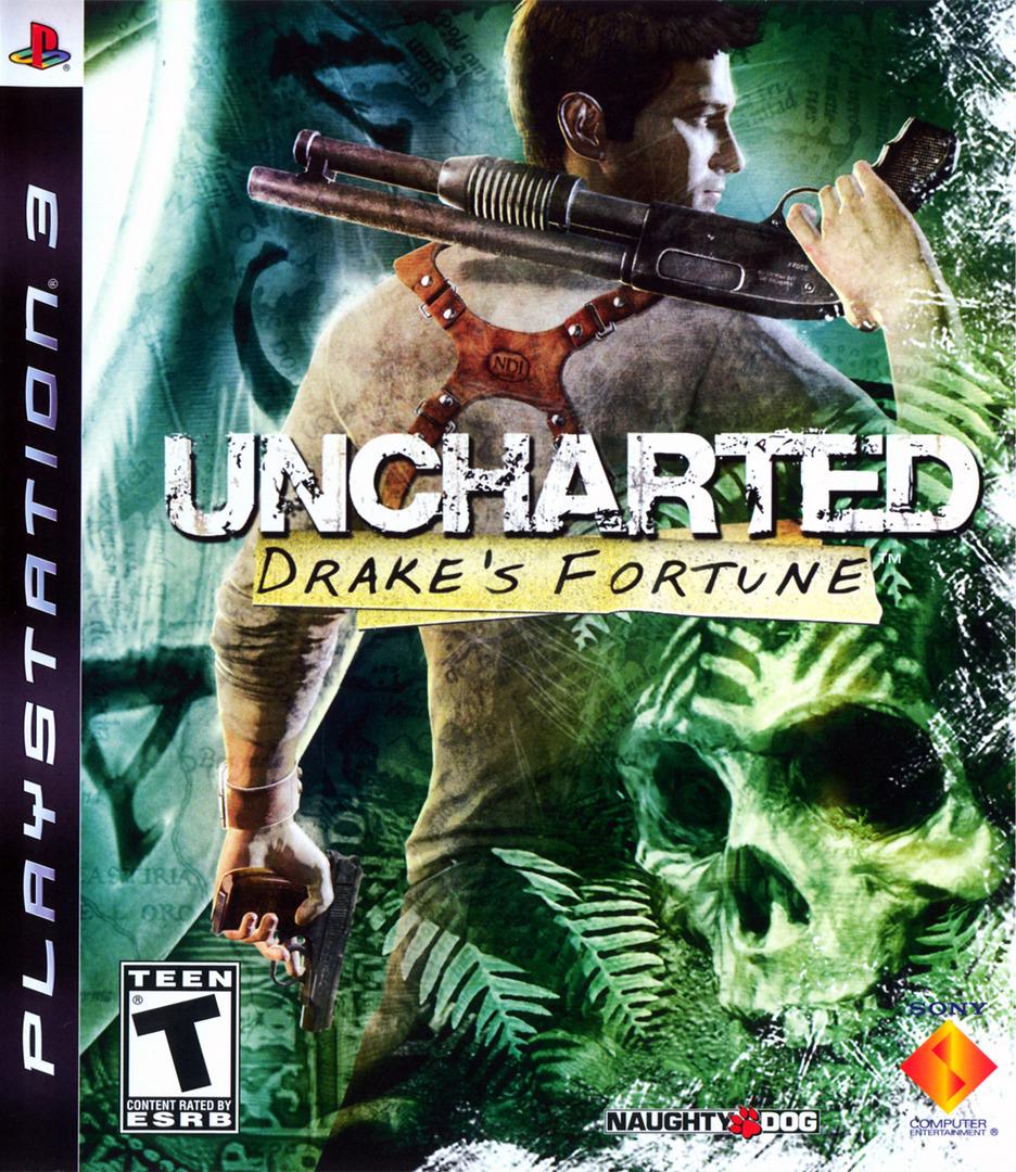2 Guns Retro - Uncharted Drake's Fortune - Video Game - Playstation 3