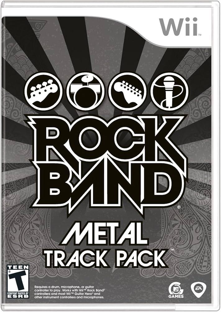 2 Guns Retro - Rock Band Track Pack: Metal - Video Game - Wii