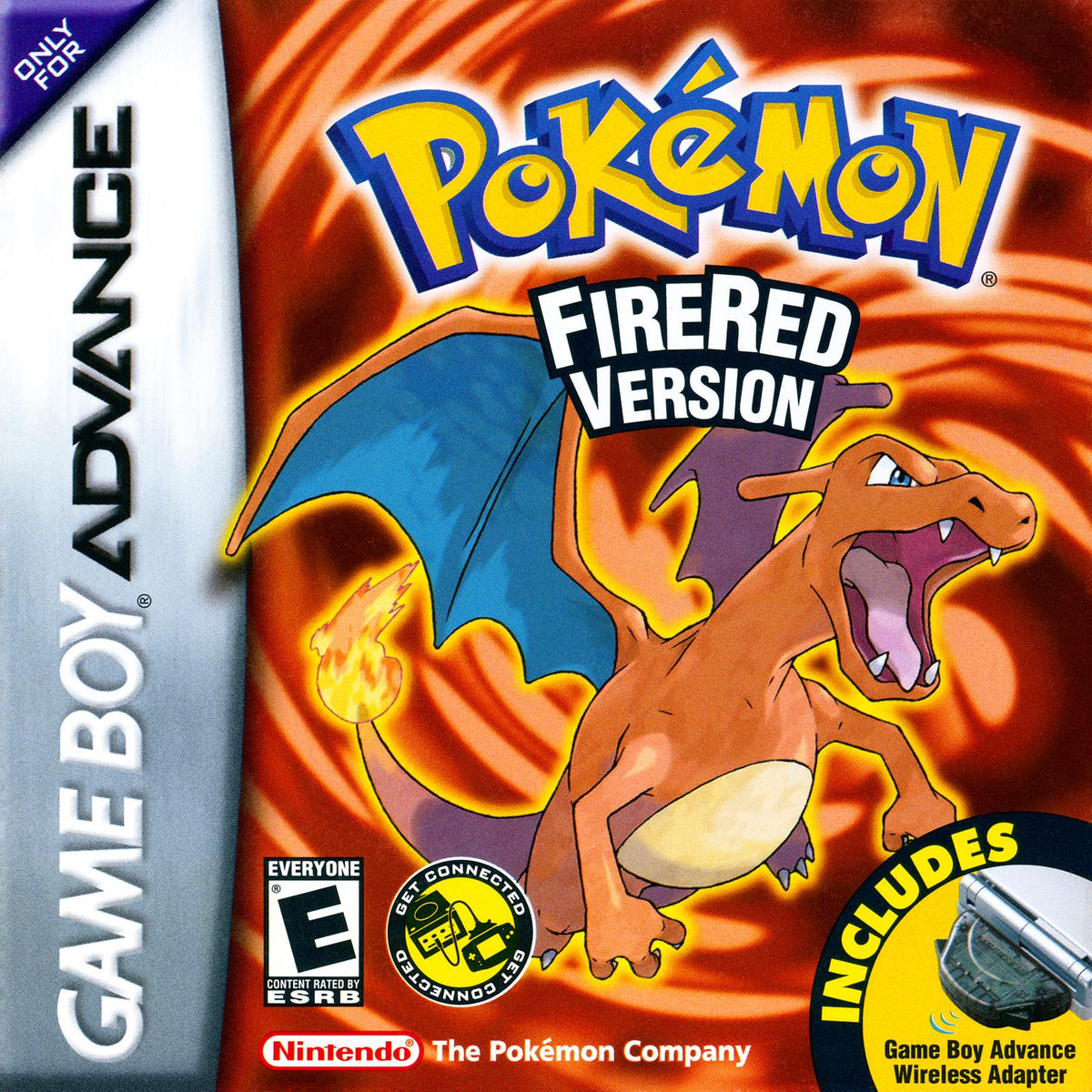 2 Guns Retro - Pokemon FireRed - Video Game - GameBoy Advance