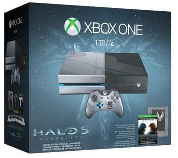 2 Guns Retro - Xbox One Console - Halo 5 Guardians Limited Edition - Video Game - Xbox One