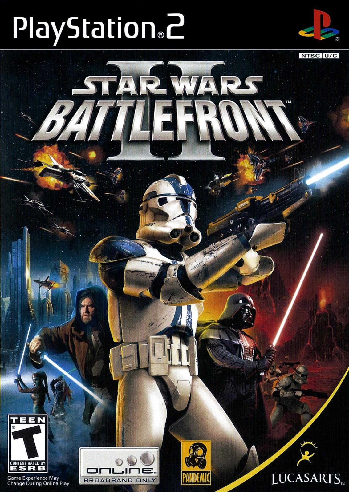 2 Guns Retro - Star Wars Battlefront 2 - Video Game - Playstation 2