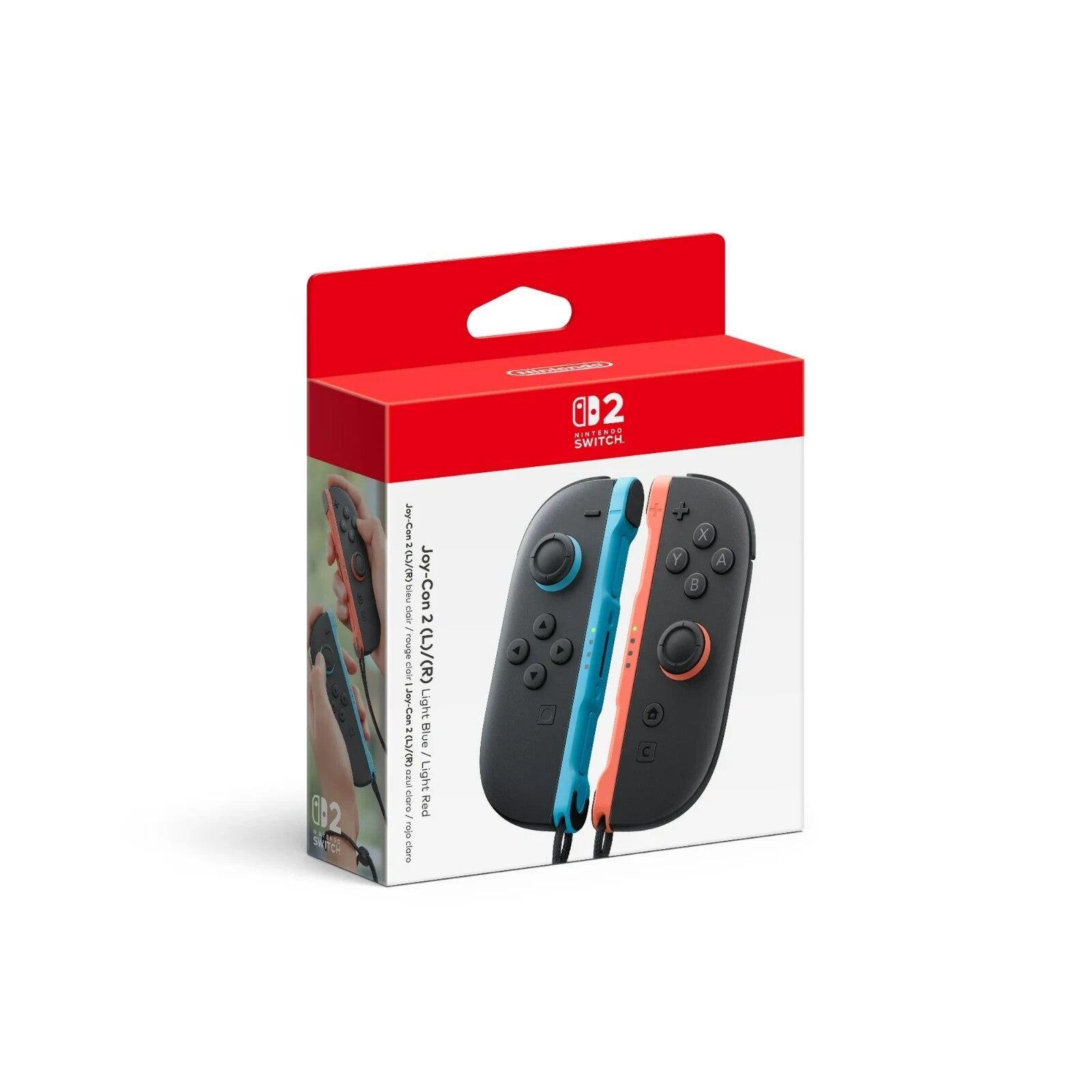 Joy Con 2 Light Blue & Light Red - Nintendo Switch 2